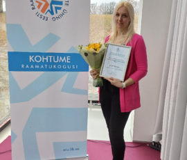 Parim noor raamatukoguhoidja 2023 - Ambla ja Koeru raamatukoguhoidja Eleri Kang