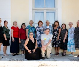 Karmen Velitschinsky, Järva Vallaraamatukogu esimese direktori viimane tööpäev koos kolleegidega